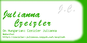 julianna czeizler business card